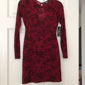 *NWT* Lulus maroon corset dress